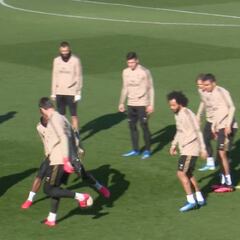 El caño de Courtois a Vinicius que provocó está reacción en Modric