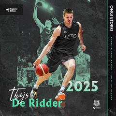 El pívot belga De Ridder ficha por el Surne Bilbao