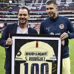 Guido Rodríguez cumplió 100 partidos con el América
