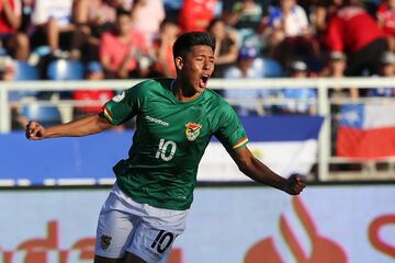 El volante boliviano juega en The Strongest y en 2019 disputó 46 partidos y anotó seis goles. 