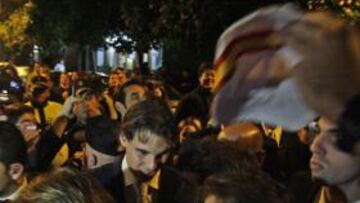 Nadal, llegando a la cena