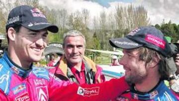 <b>DREAM TEAM. </b>Citroën tiene el mejor equipo del Mundial de rallys con Loeb, cinco veces campeón, y Sordo que logró el título júnior en 2005, además de un gran coche.