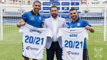 Zarfino y Nono el d&iacute;a de su presentaci&oacute;n.