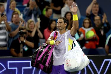 Nadal’s comeback ends with elimination in Cincinnati