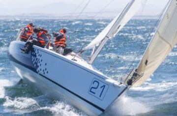 El viento (más de 25 nudos con ráfagas de 28), y el mar (mucha ola) fueron los protagonistas de la jornada final