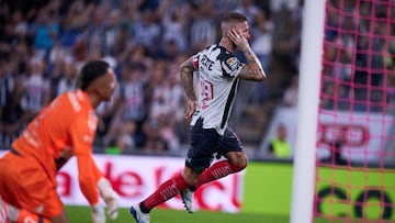during the 13th round match between Monterrey and Pumas UNAM as part of the Liga BBVA MX, Torneo Apertura 2025 at BBVA Bancomer Stadium, on October 18, 2025 in Monterrey, Nuevo Leon, Mexico.