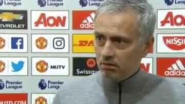 Mourinho enojado, no le gustó la pregunta de un periodista