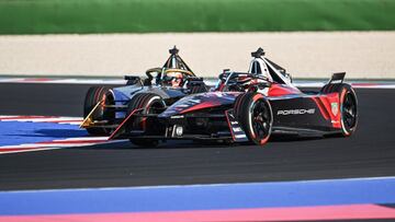 Pascal Wehrlein, con el Porsche en Misano.