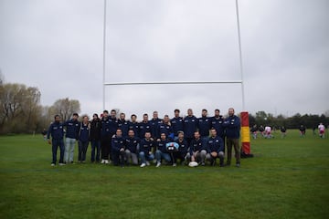 Los Titanes, en una foto de familia antes de un partido. 