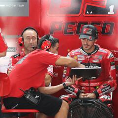 Bagnaia: “Tenemos un problema mecánico”