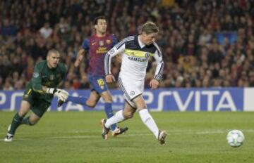 Marcó un gol decisivo en la semifinal de al Champions League que el Chelsea jugó contra el Barcelona.