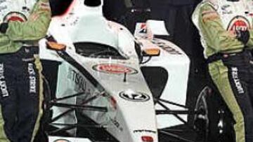 Jacques Villeneuve y Olivier Panis, los dos pilotos de la escudería BAR-Honda para la próxima temporada.