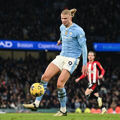Resumen del Manchester City vs Brentford, jornada 18 de la Premier League 23-24