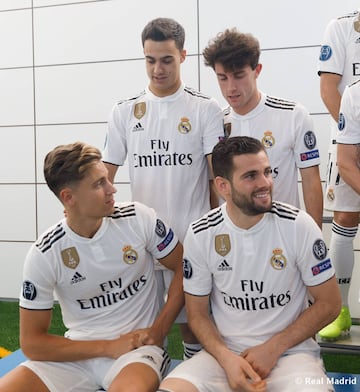 Reguilón, Odriozola, Llorente y Nacho