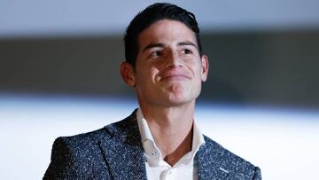 James Rodríguez, jugador de la Selección Colombia.