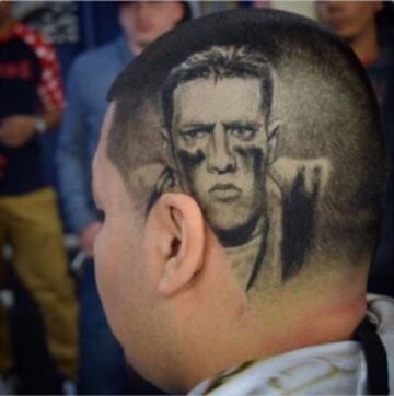 El jugador de los Houston Texans, JJ Watt.