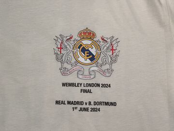 Camiseta conmemorativa para la final de la Champions League.