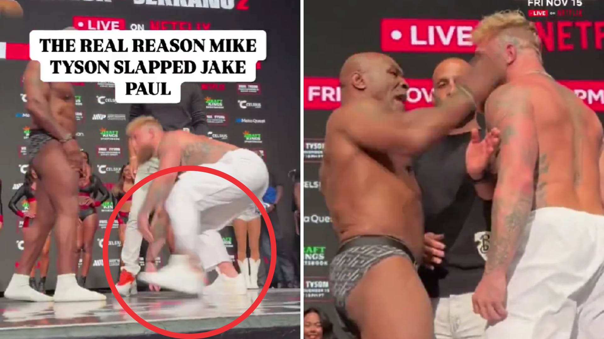 Sale a la luz el motivo del guantazo de Mike Tyson a Jake Paul y es completamente surrealista