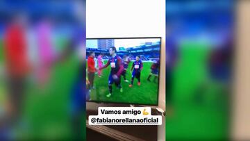 Carlos Villanueva vibró con la buena actuación de Fabián Orellana