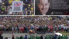 El homenaje de MotoGP a Nicky Hayden en Mugello.