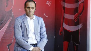 22/06/16 Presentacion del nuevo entrenador y el nuevo Director Deportivo del Granada CF Paco Jemez y Javier Torralvo Piru