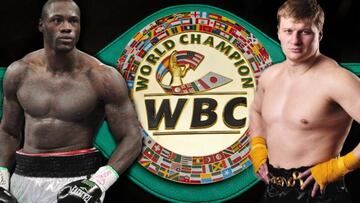 Deontay Wilder y Alexander Povetkin.