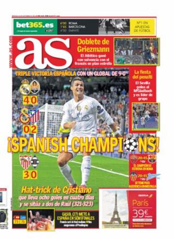 Las portadas de AS de septiembre