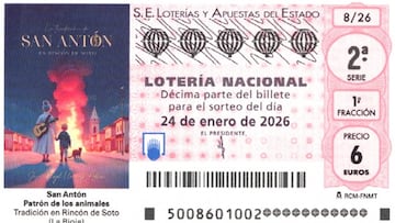 Lotería Nacional: comprobar los resultados del sorteo de hoy, sábado 24 de enero