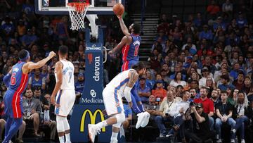 Drummond (31+16) y Kanter (22+20) arrasan con Detroit y N.Y.