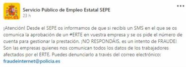 Cuidado si recibes un SMS que dice ‘ERTE’: bórralo en el acto