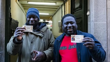 La historia de Ibrahim, el gambiano que llegó en patera a España y ganó la Lotería de Navidad en 2022