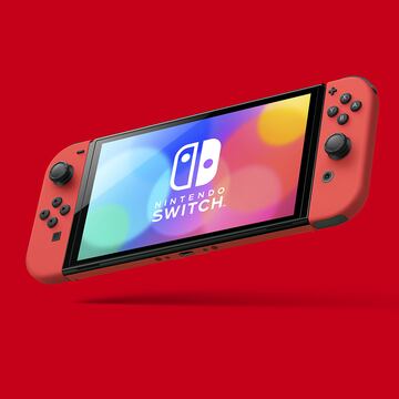 nintendo switch oled rojo edicion mario