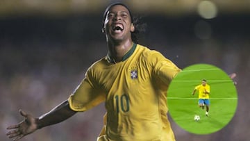 La increíble jugada de Ronaldinho con 45 años que recuerda sus mejores años