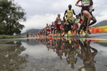 Maratón masculina que disputaron Carles Castillejo y Jesús España.