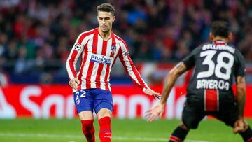 Mario Hermoso con el Atlético.