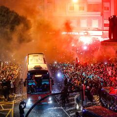 Histórico recibimiento al Valencia antes de la semifinal