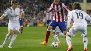 Suárez, durante el partido.