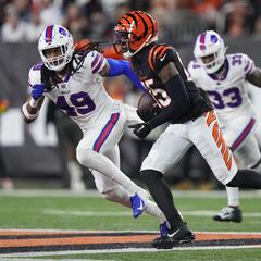 Tee Higgins recibió muestras de cariño de familia de Damar Hamlin