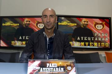 Pako Ayestarán: Español de nacimiento, comenzó a dirigir en México con Tecos en 2013. En 2015, tras pasar por Santos Laguna, recibió la oportunidad de ser DT del Valencia en LaLiga.
