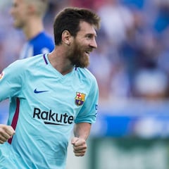 Messi sostiene al Barcelona en su visita al Alavés