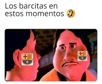 La locura del Bar?a - Atltico llena de memes las redes sociales