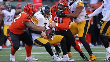 Ben Roethlisberger sufrió contra los Cincinnati Bengals en la Semana 12 y las cosas no se ven mejor contra los Baltimore Ravens en la Semana 13.
