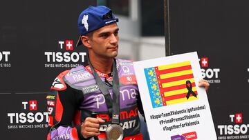 Martín se solidarizó con Valencia.