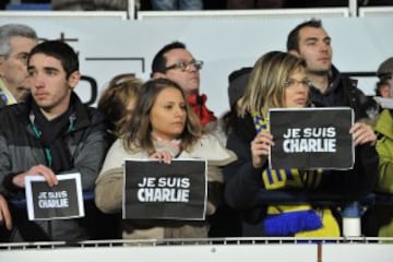 Rugby. Seguidores en el ASM Clermont-CAB Brive.