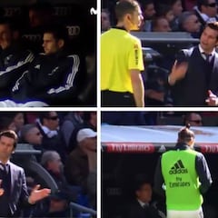 La lentitud de Bale en la banda mientras Solari le grita "vamos"