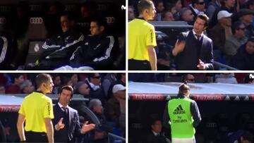 La lentitud de Bale en la banda mientras Solari le grita "vamos"