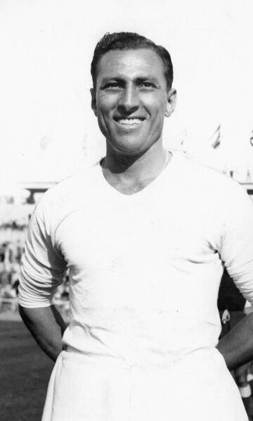 Juan Cedrés Cabrera jugó en el Real Madrid en la temporada 1952-1953.