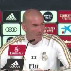 La inesperada broma de Zidane sobre el partido del Barcelona