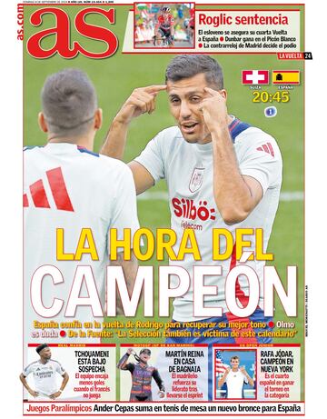 Las portadas de AS de septiembre