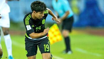 Lainez firmó el gol 100 de México en Mundiales Sub 17